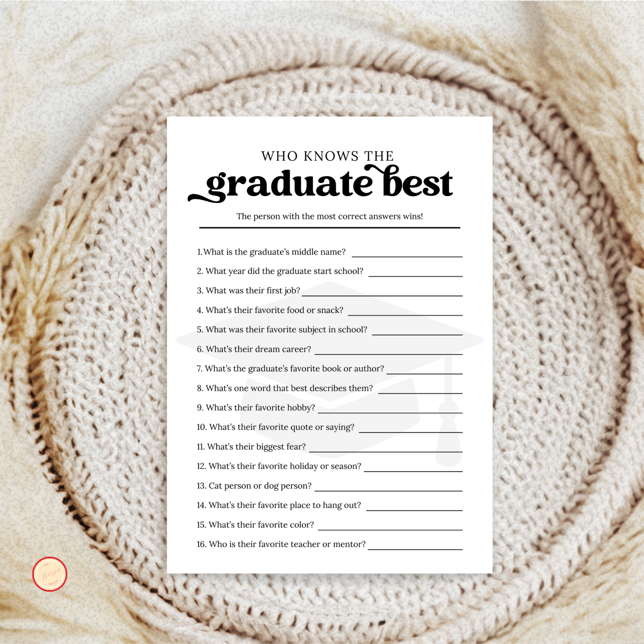 Who Knows the Graduate Card