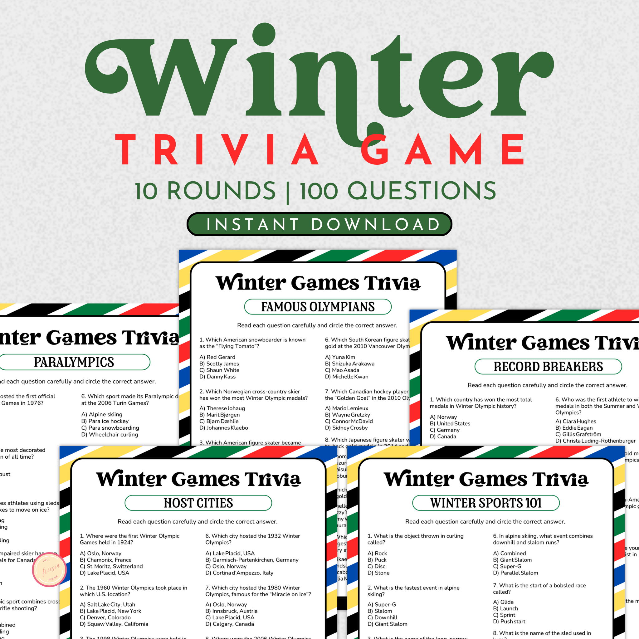 Winter Games Trivia