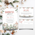 Winter Bridal Shower + Recipe Card Bundle #2
