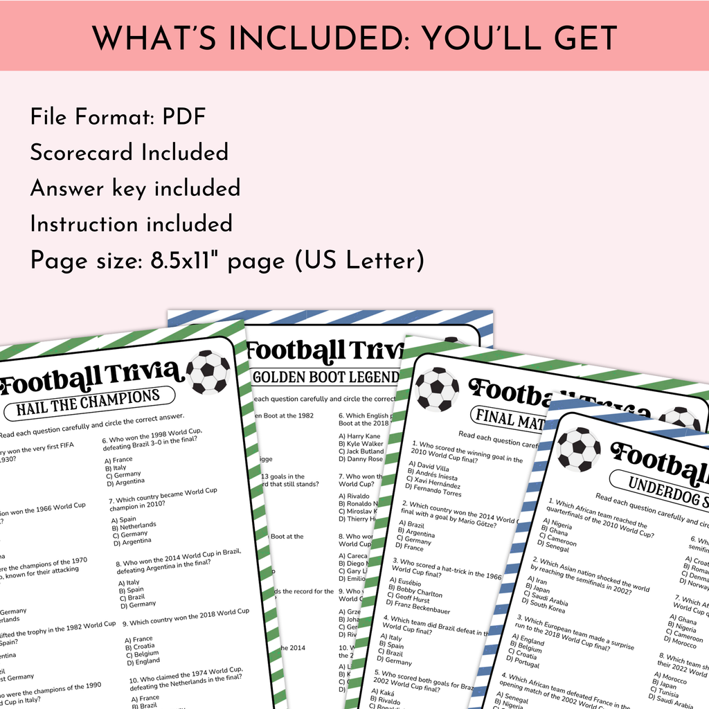 Football (Soccer) Trivia Game