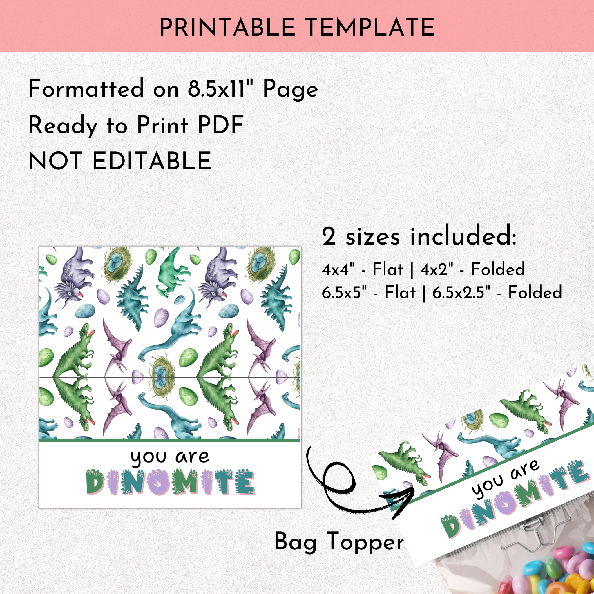 Dinomite Bag Topper