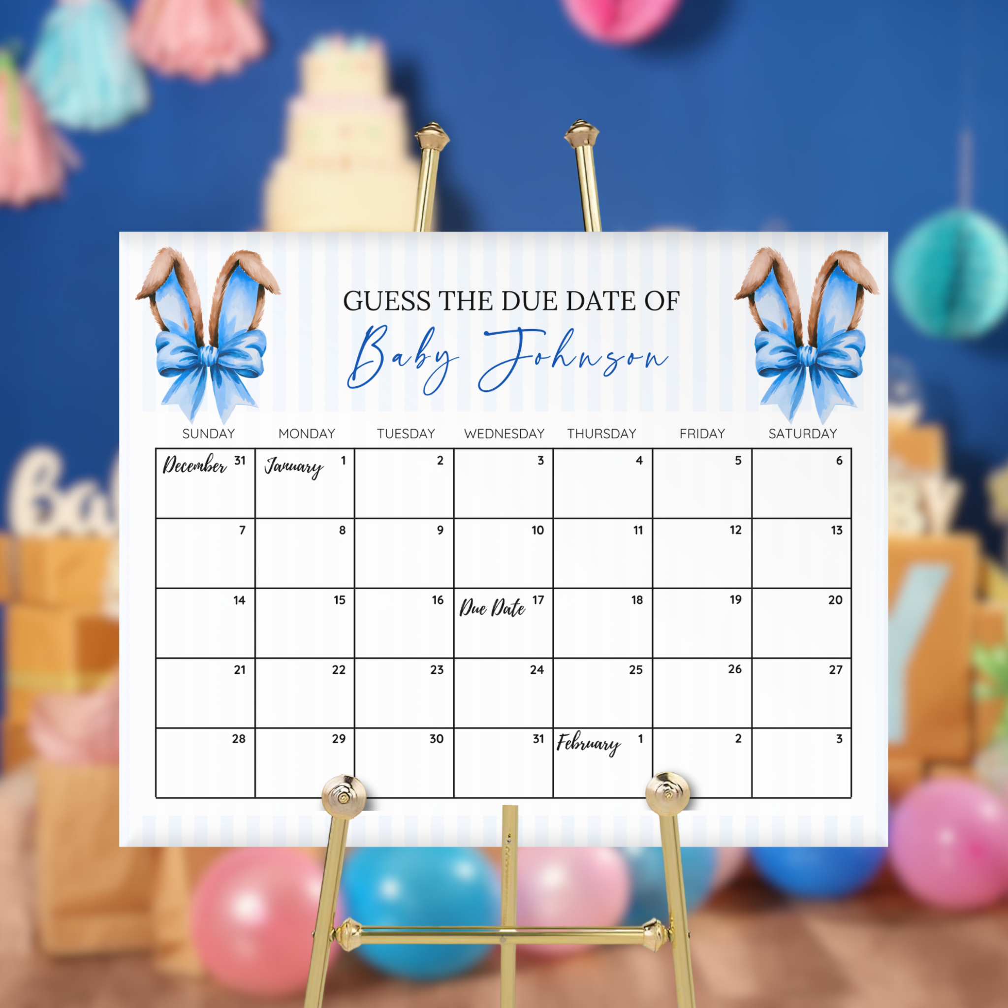 Easter Baby Shower Bundle - Blue