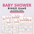 Baby Girl Shower Bingo
