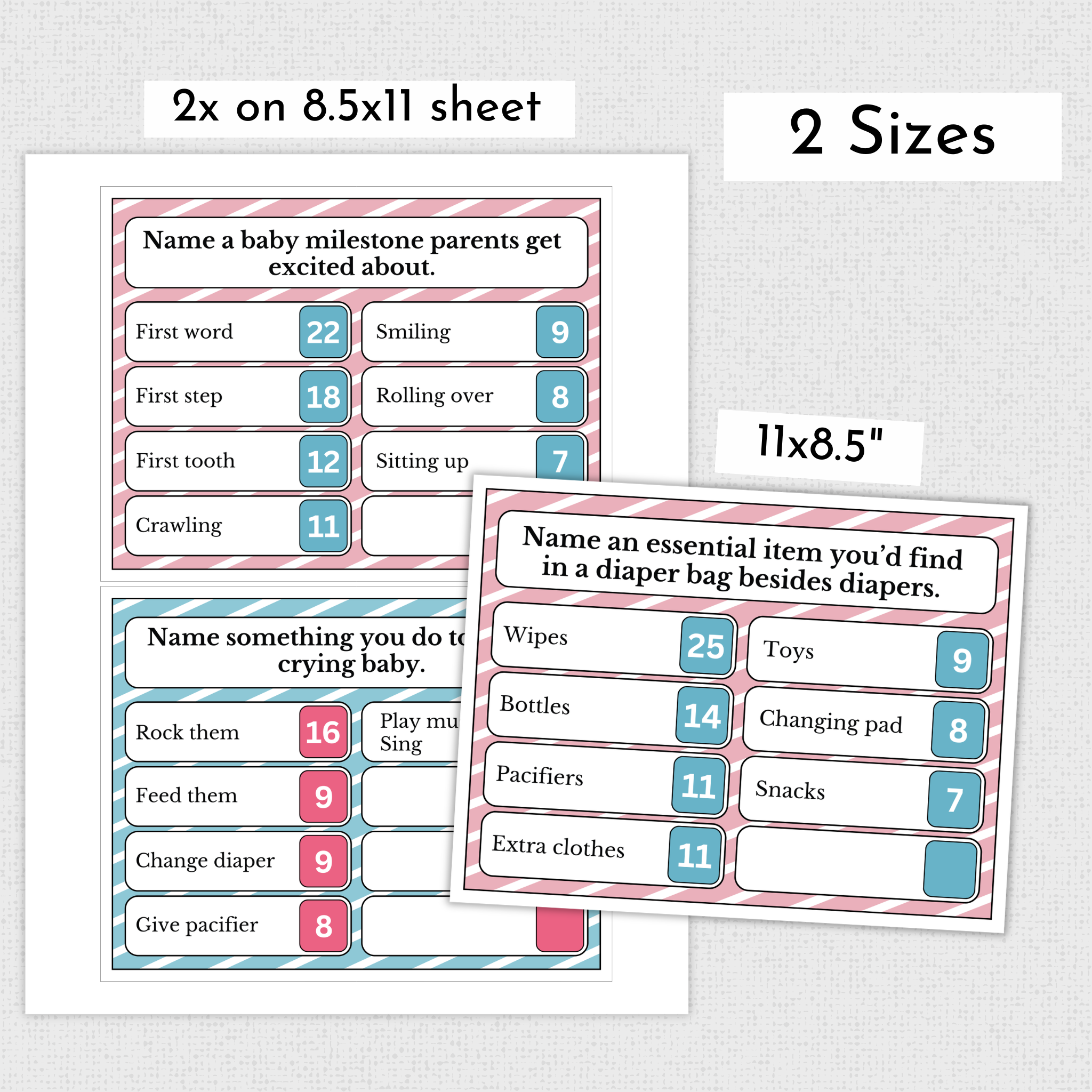 Baby Shower Squabble Game