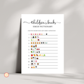 Children's Book Emoji Game