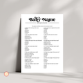 Baby Name Meanings Game