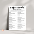 Which Comes First Game | Baby Shower