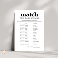 Baby Animal Matching Game