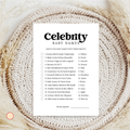 Celebrity Baby Names Baby Shower Game