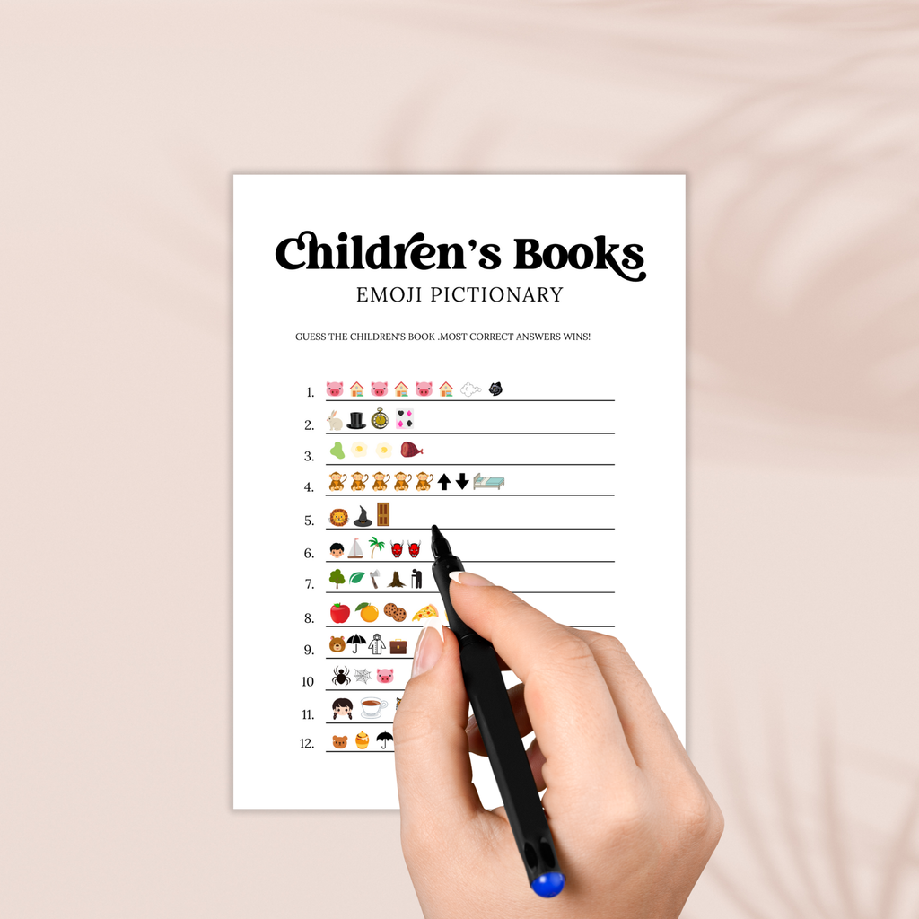 Baby Shower Emoji Game