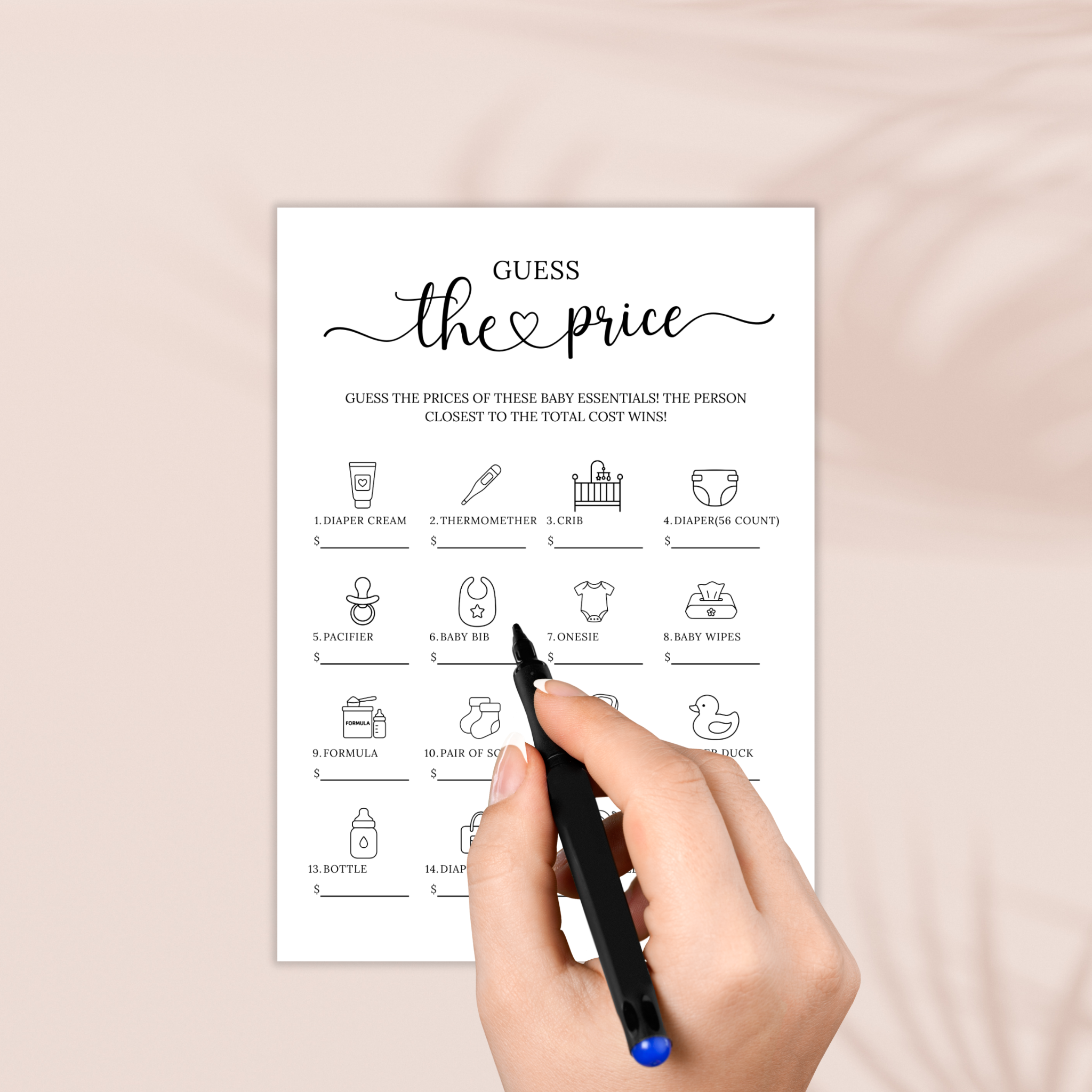 Guess the Price Game