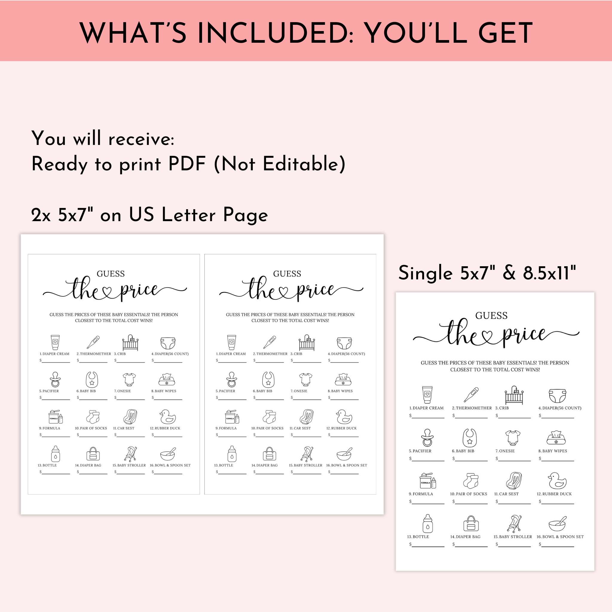 Guess the Price Game