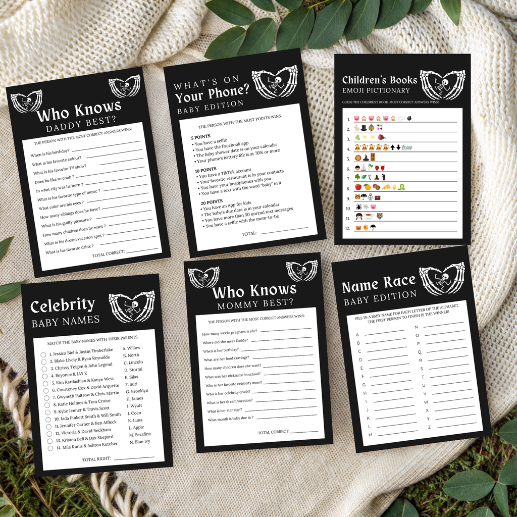 Halloween Baby Shower Bundle