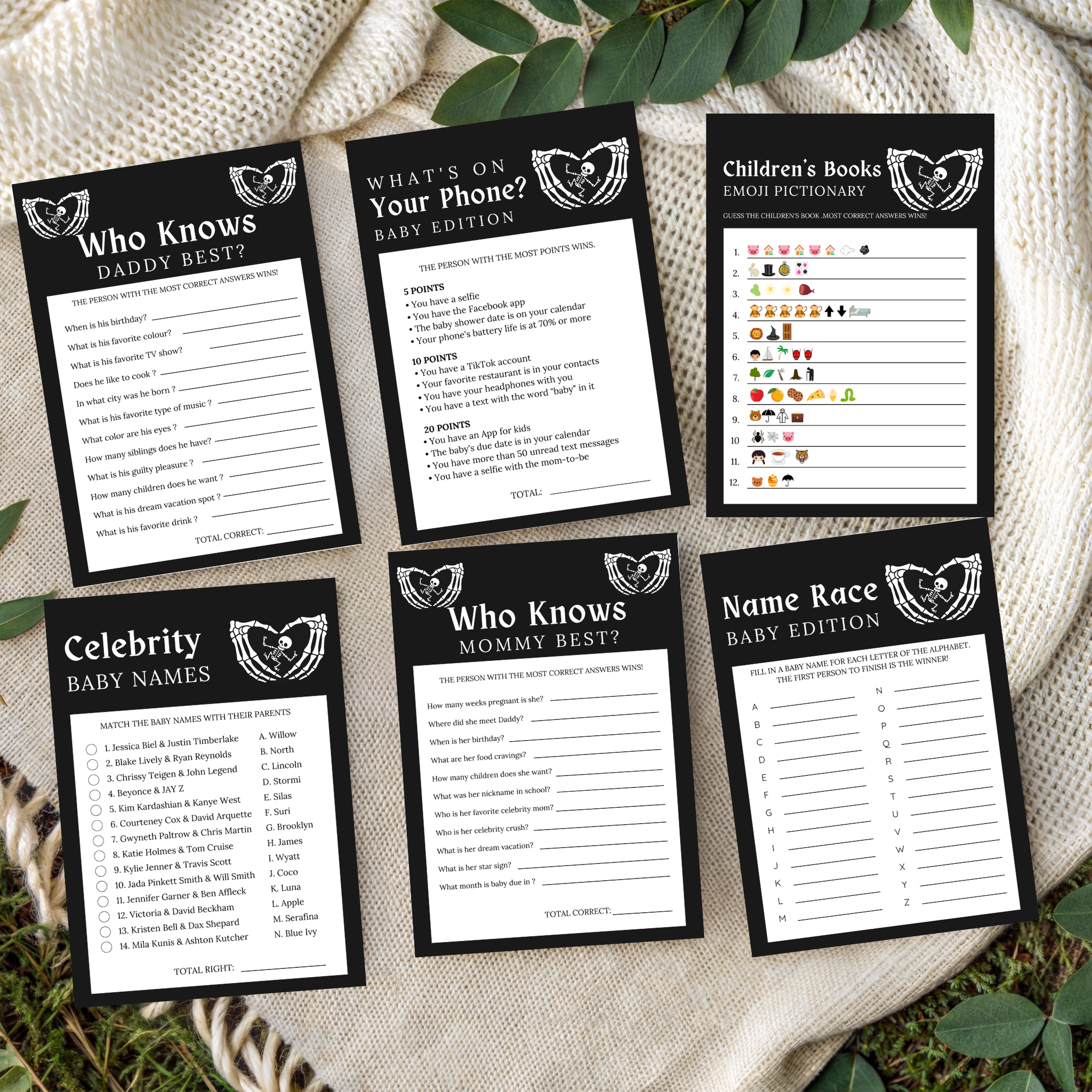 Halloween Baby Shower Bundle