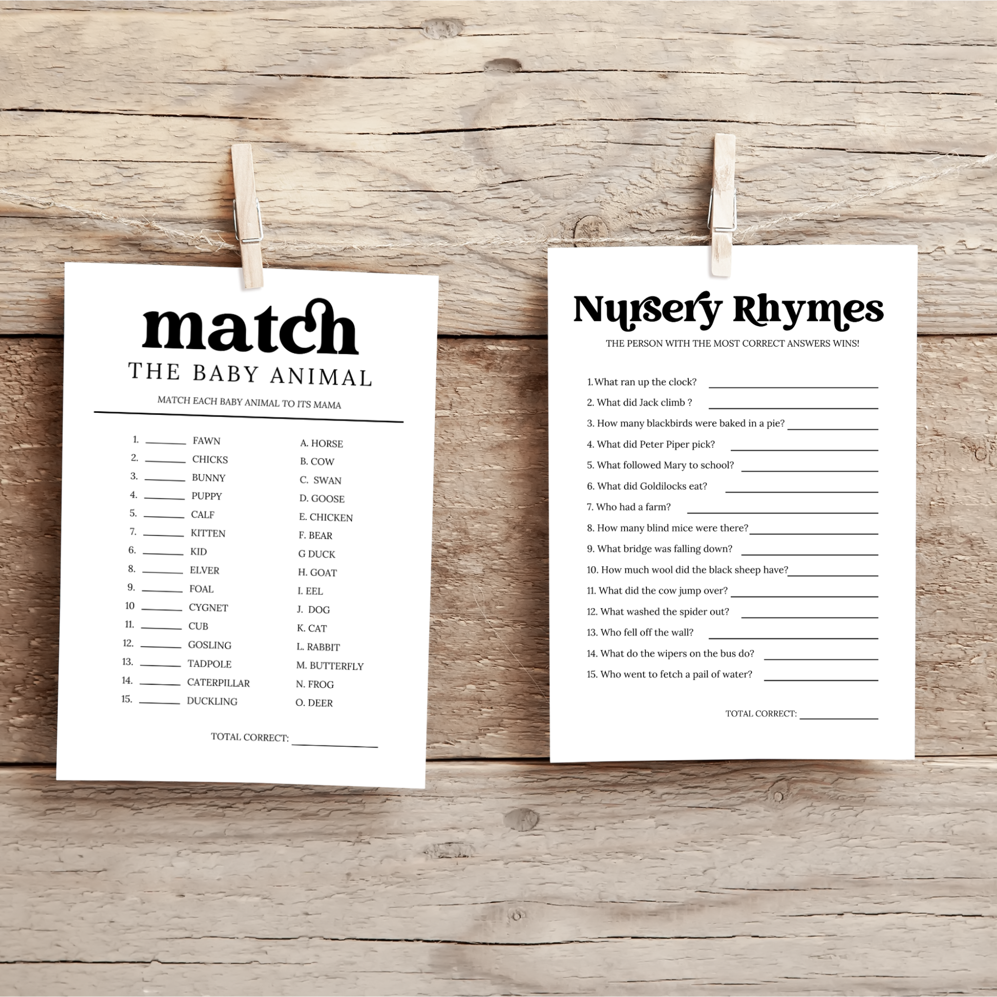 10 Baby Shower Games