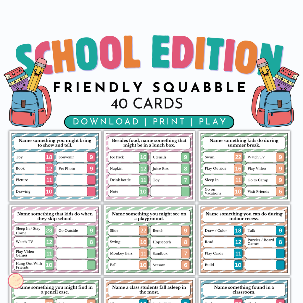 School Edition Squabble Game