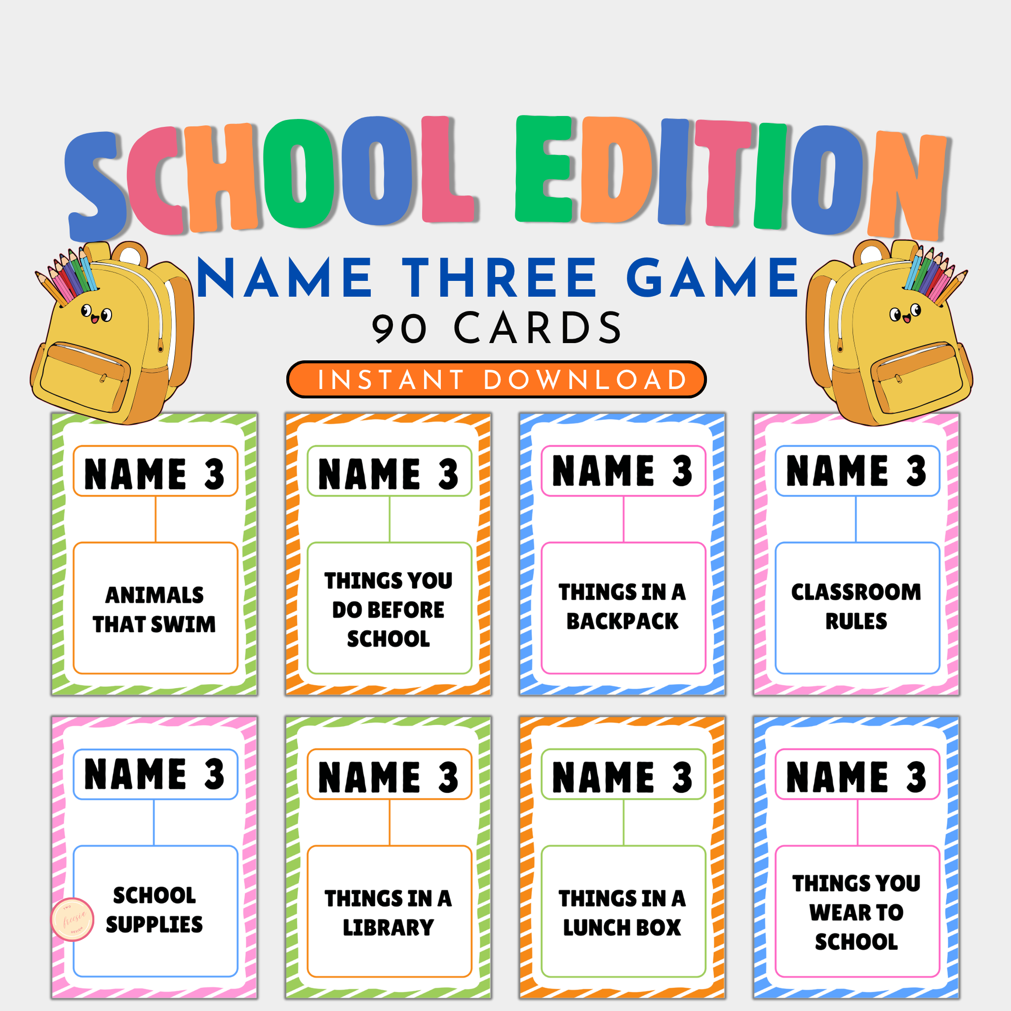 Classroom Name 3 Game