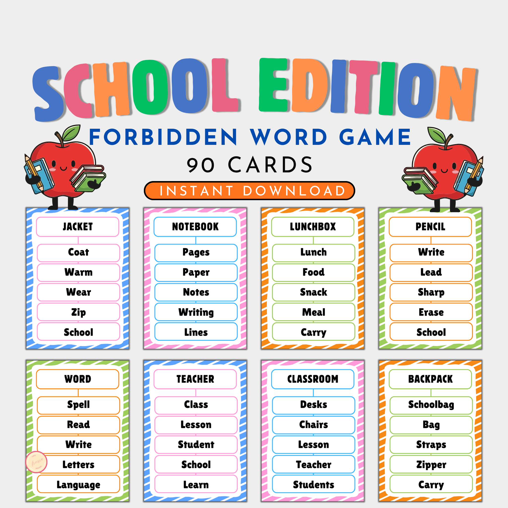 Classroom Forbidden Word Game