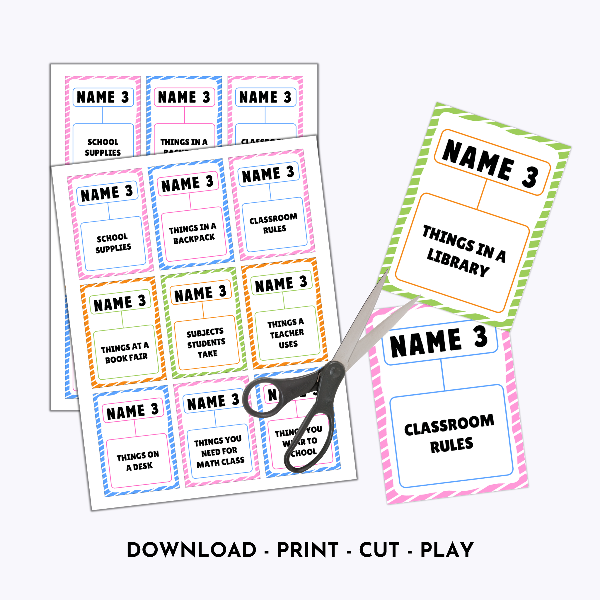 Classroom Name 3 Game