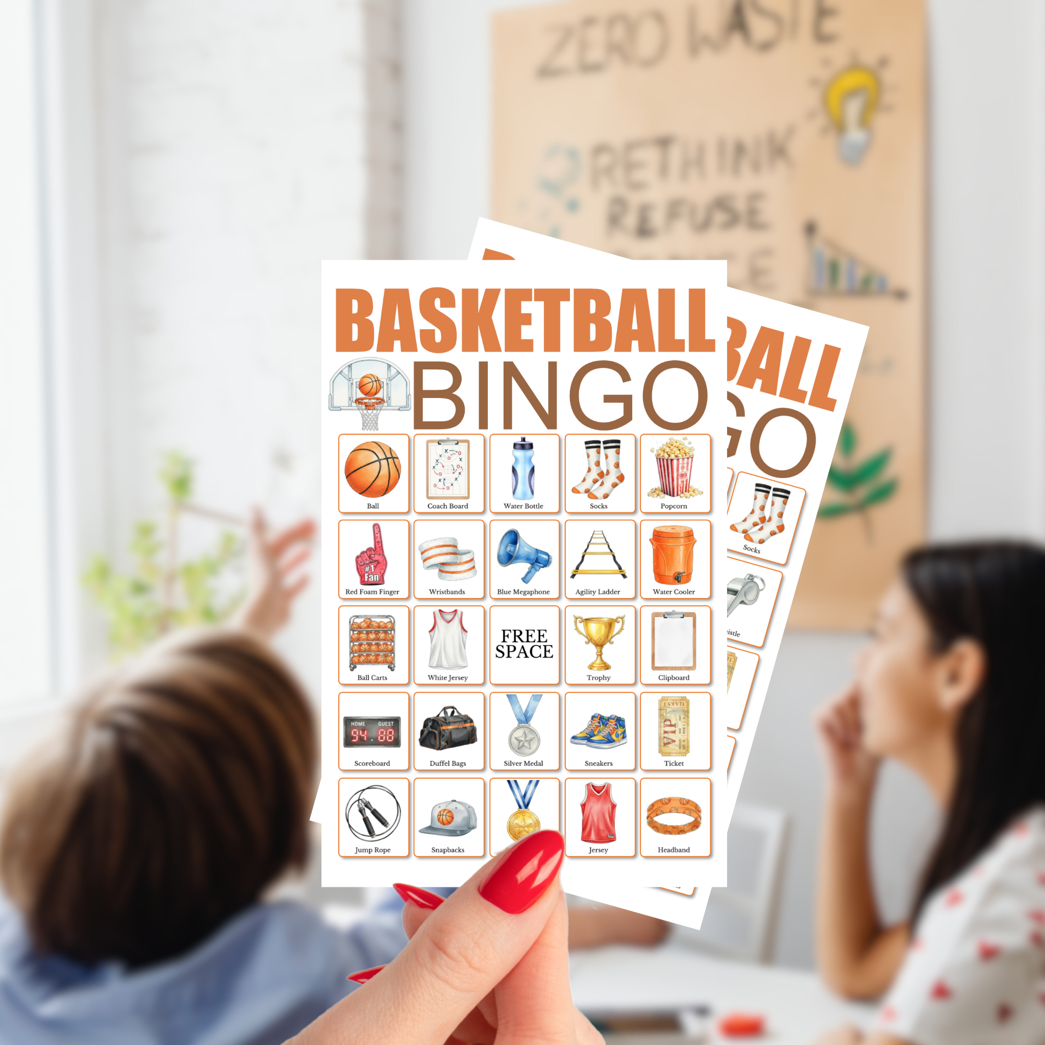 Basketball Bingo Game