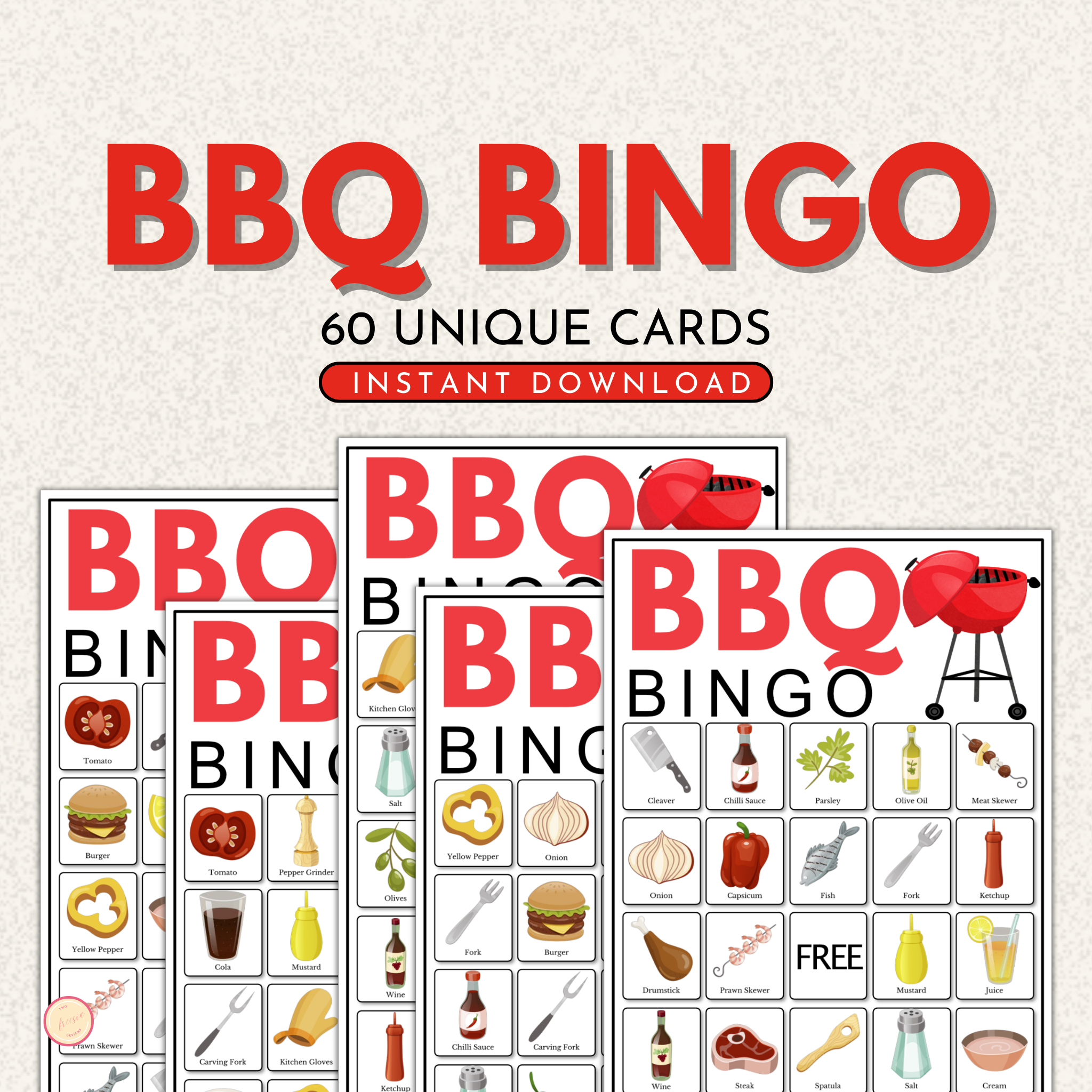 BBQ Bingo Game