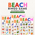 Beach Bingo Game