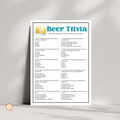 Beer Trivia Game