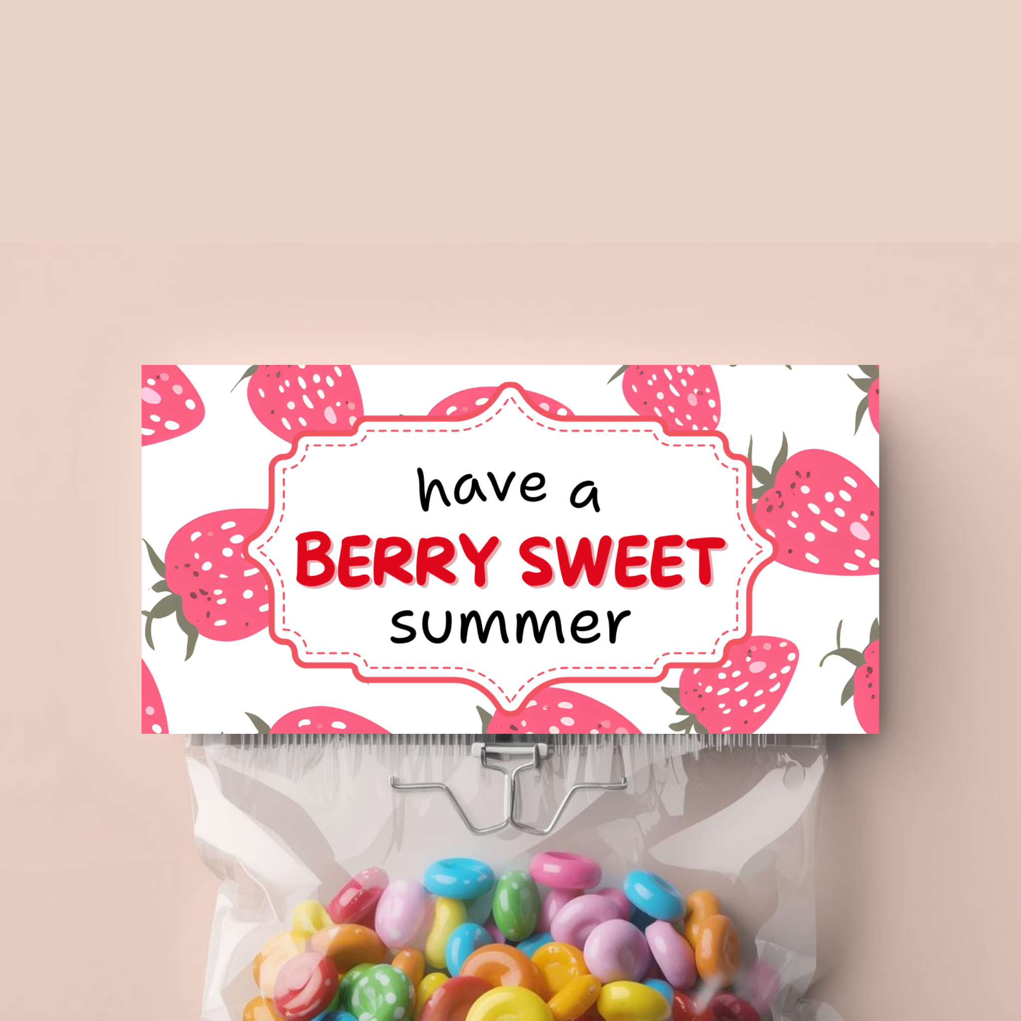 Berry Sweet Summer Bag Topper