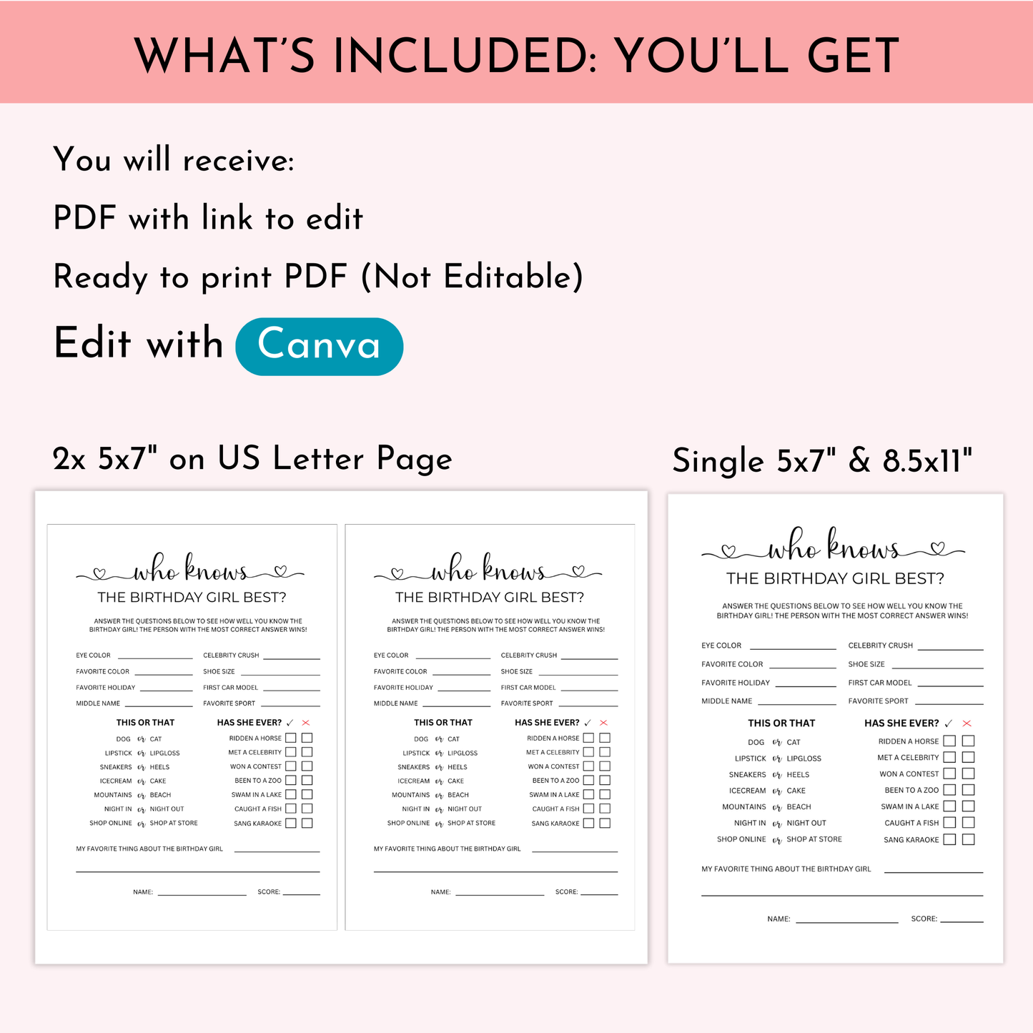 Who Knows the Birthday Girl