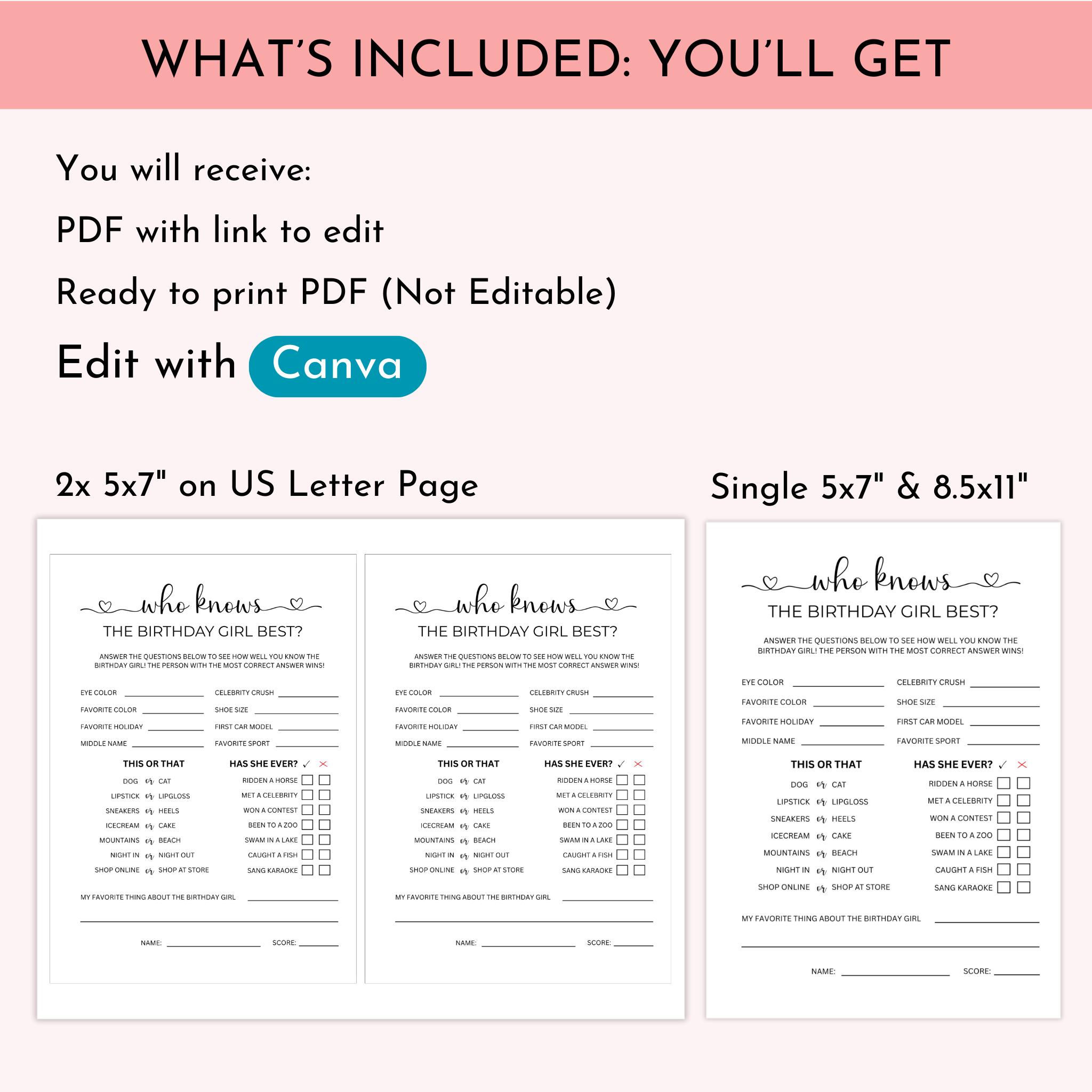 Who Knows the Birthday Girl