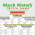 Black History Trivia Game Bundle