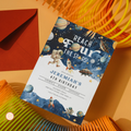 Reach Four the Stars Invitation | Blue