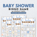 Baby Boy Shower Bingo