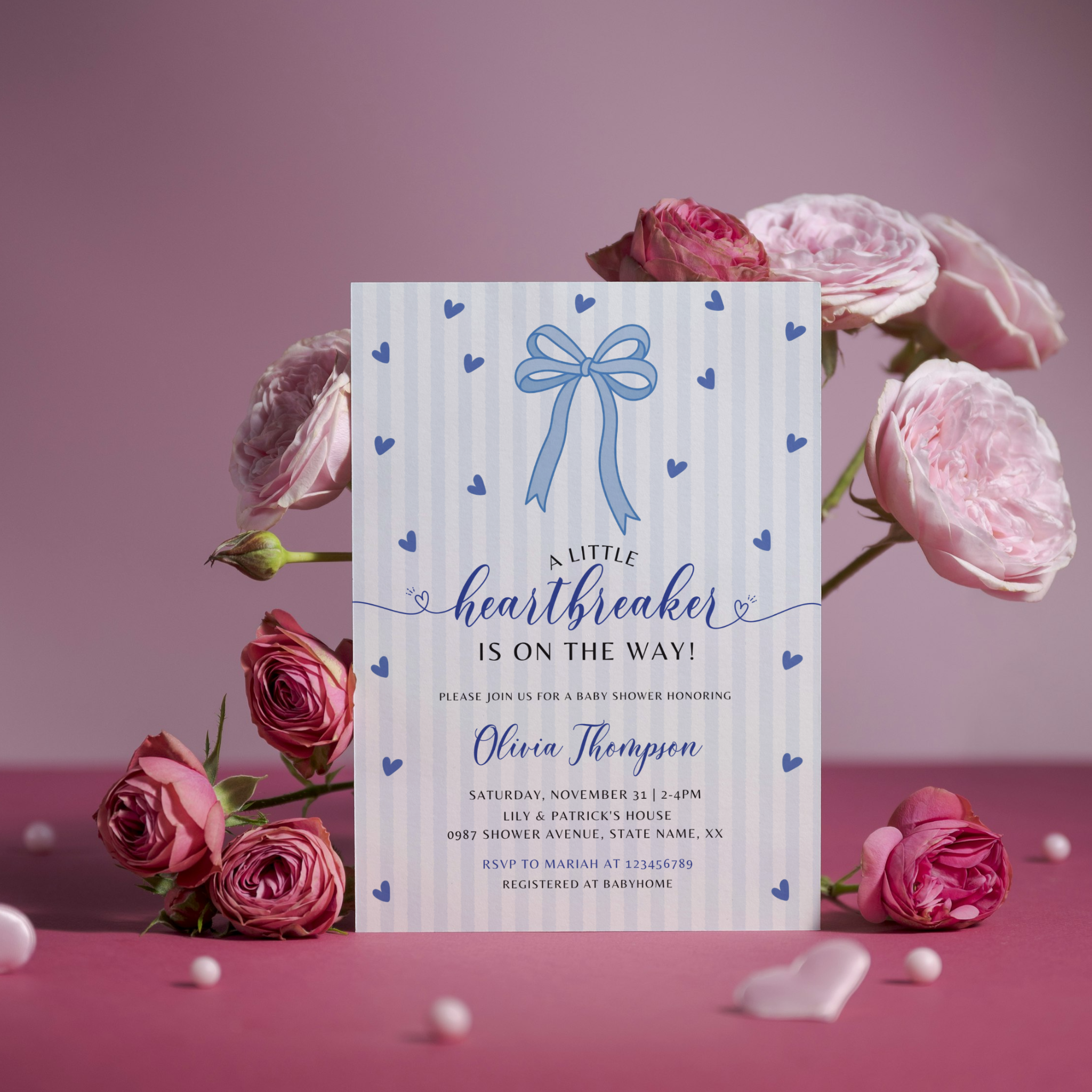 Valentine Baby Shower Bundle | A Little Heartbreaker