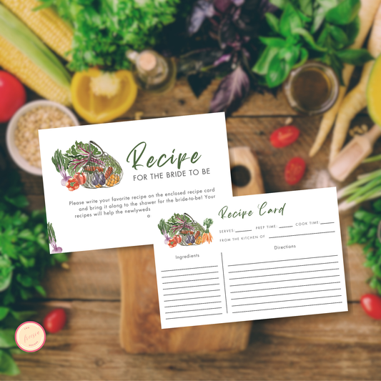 Fresh Off The Market Recipe Card