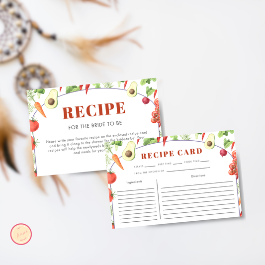 Fresh Off The Market Recipe Card
