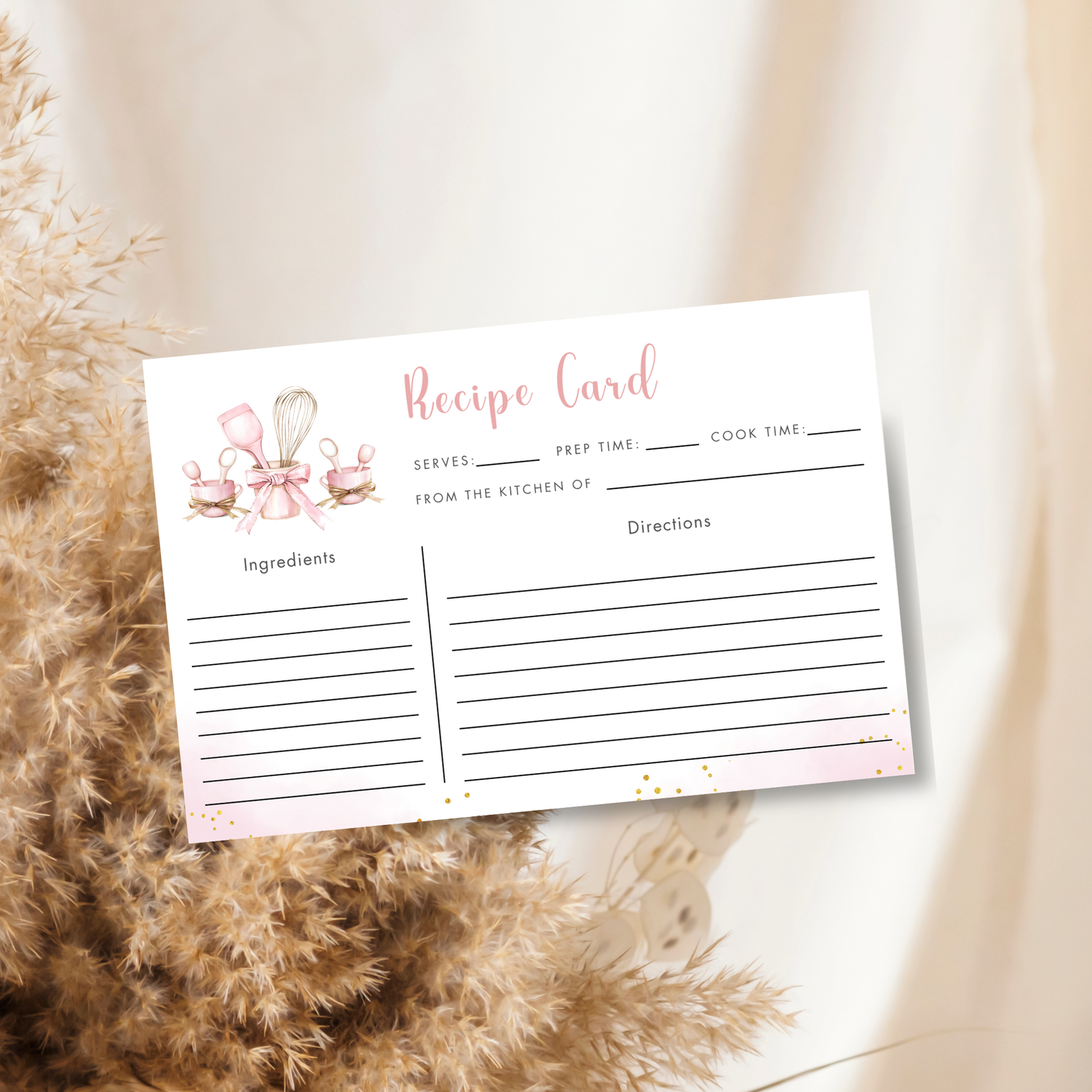 Whisked Away Recipe Card
