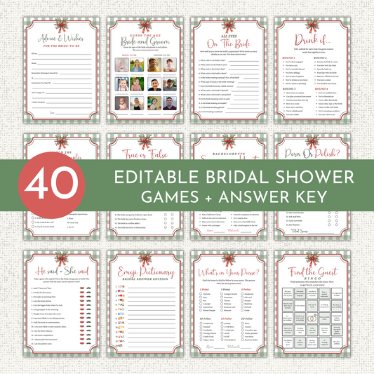 Christmas Bridal Shower Games #1