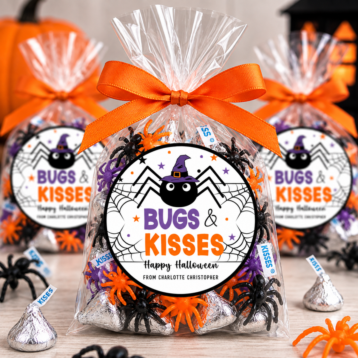 bugs and kisses tags printable