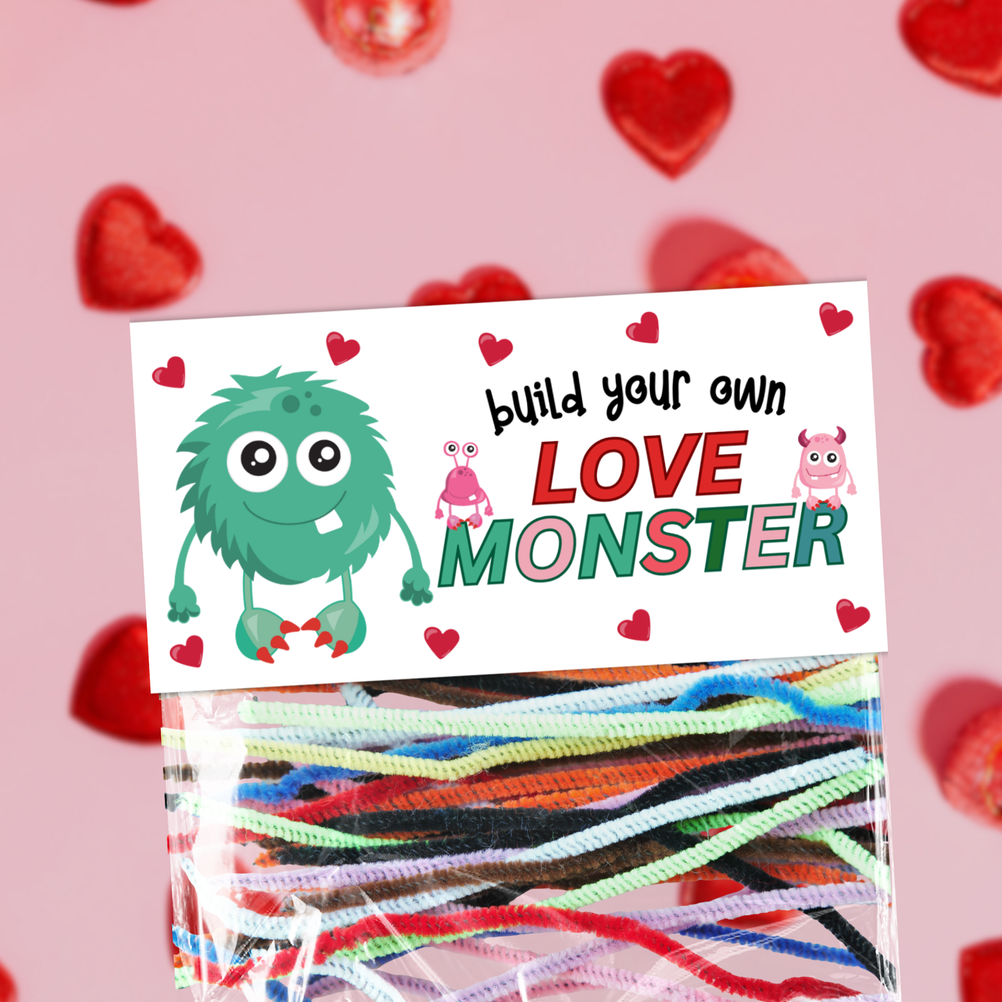 Build Your Love Monster Bag Topper
