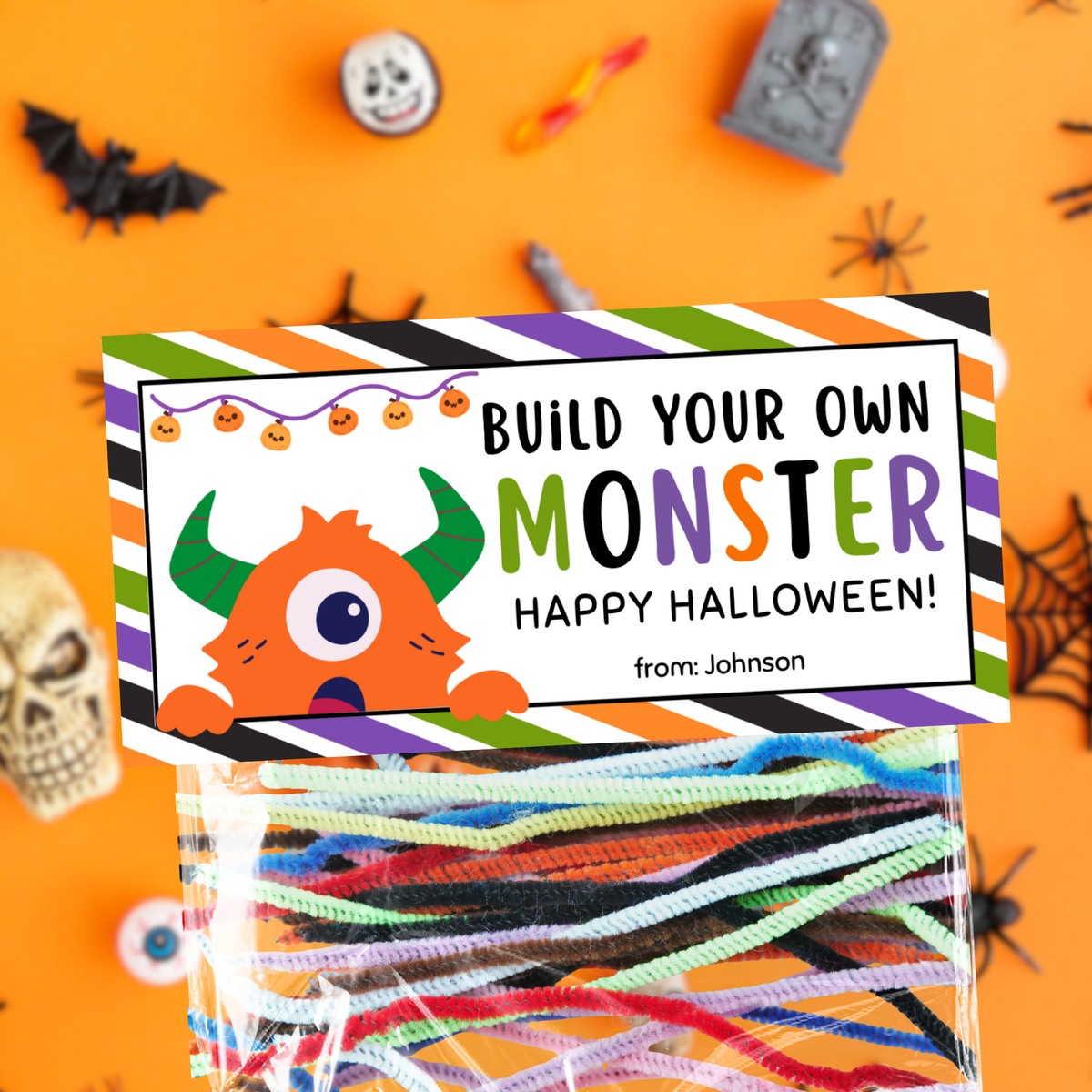 BYO Monster Bag Topper - Halloween