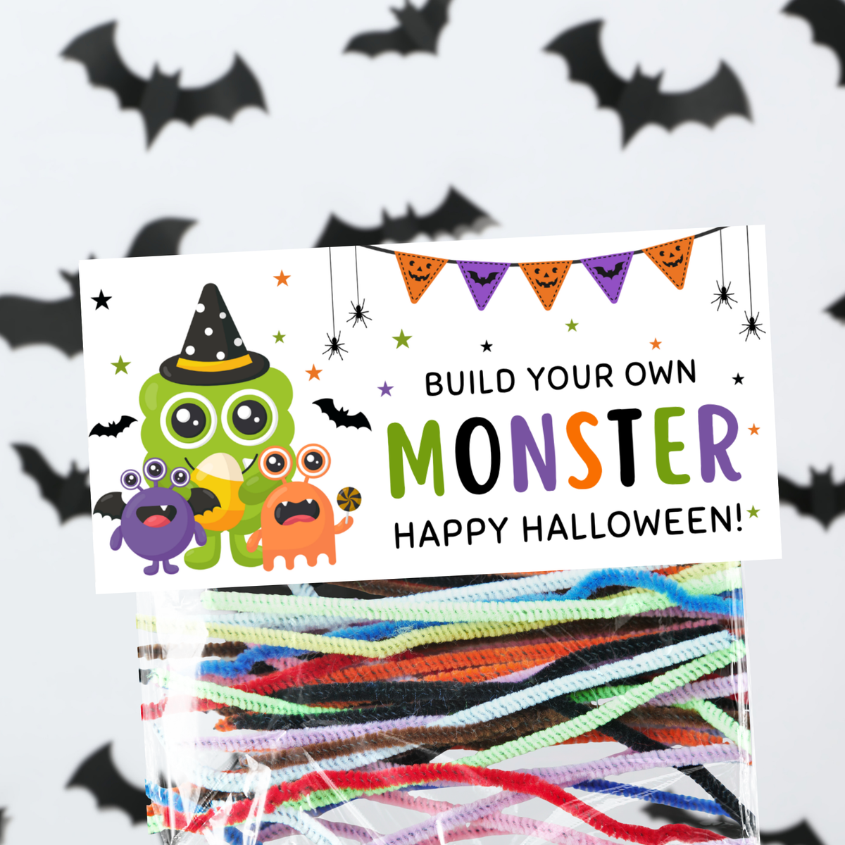 BYO Monster Bag Topper - Halloween