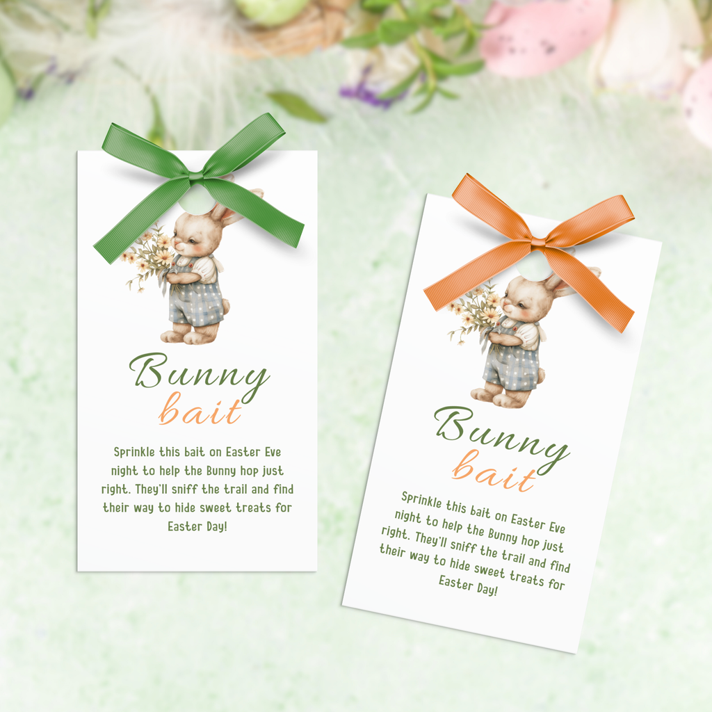 Bunny Bait Gift Tags | Editable