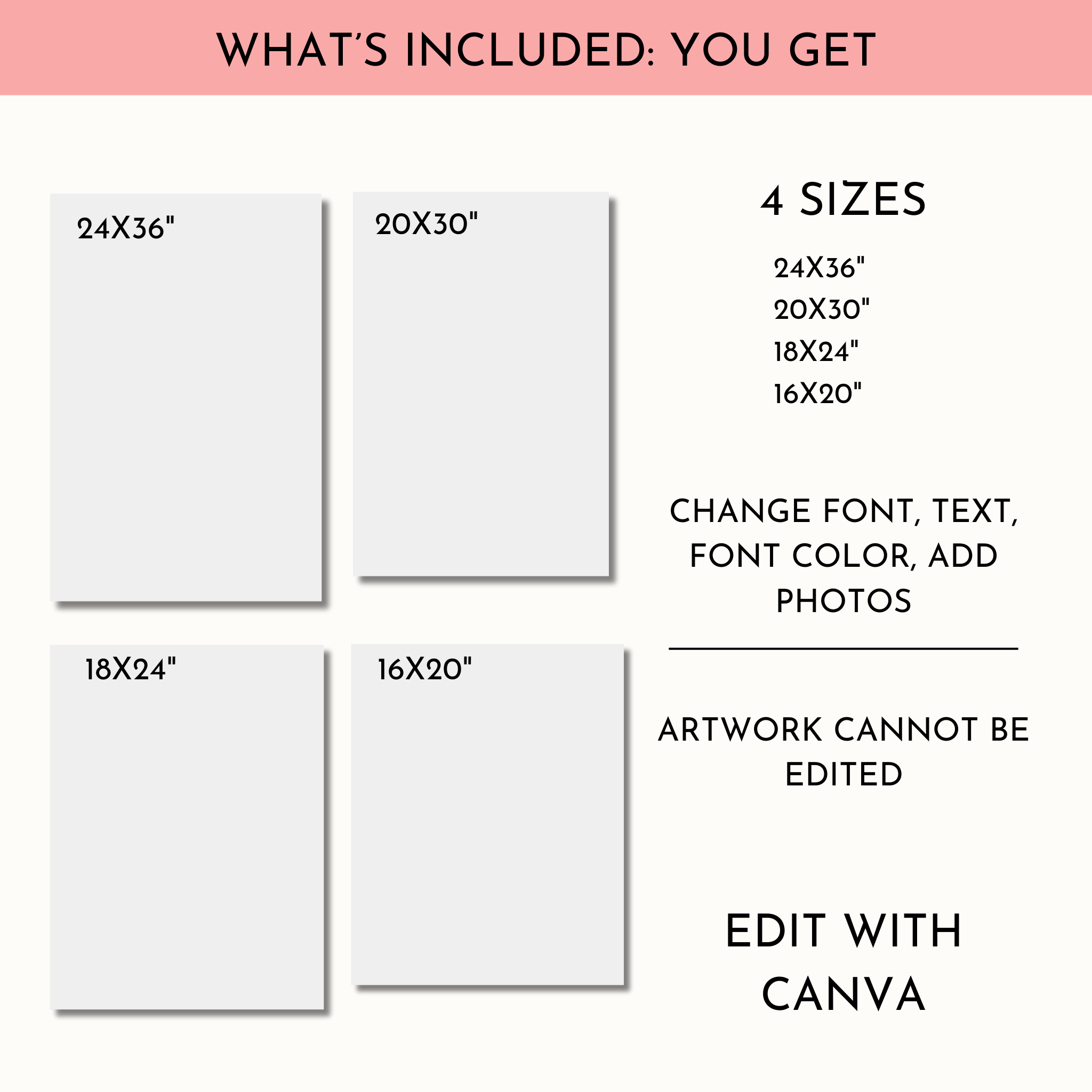 Fairy Baby Shower Welcome Sign