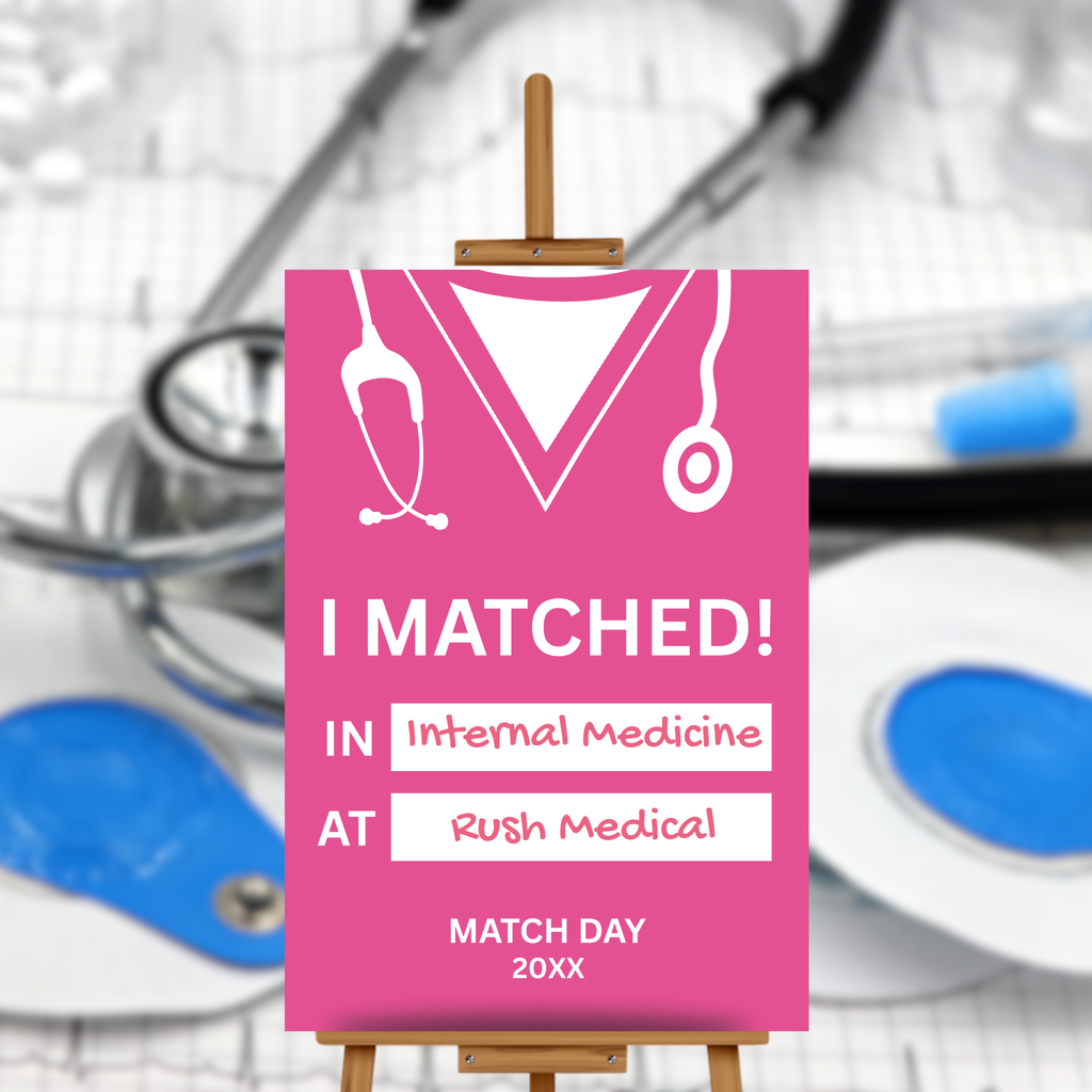 Match Day Residency Party Sign