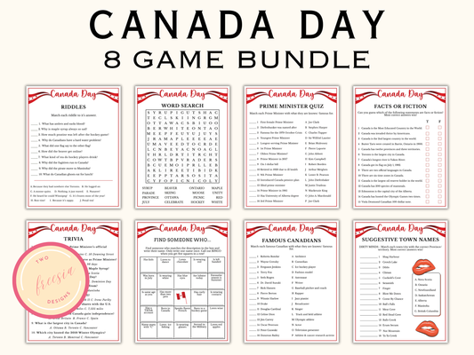 8 Canada Day Game Bundle