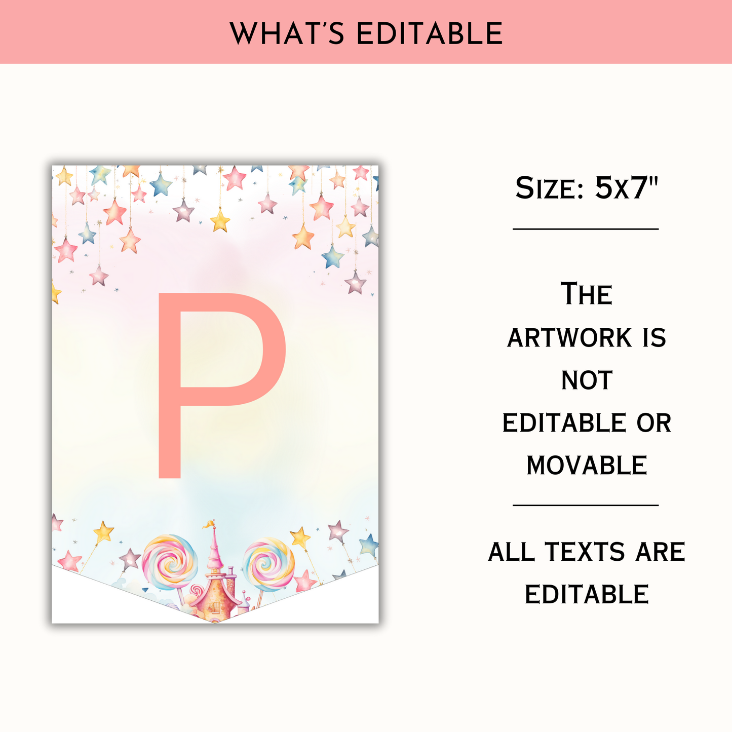 A Sweet Celebration Birthday Banner