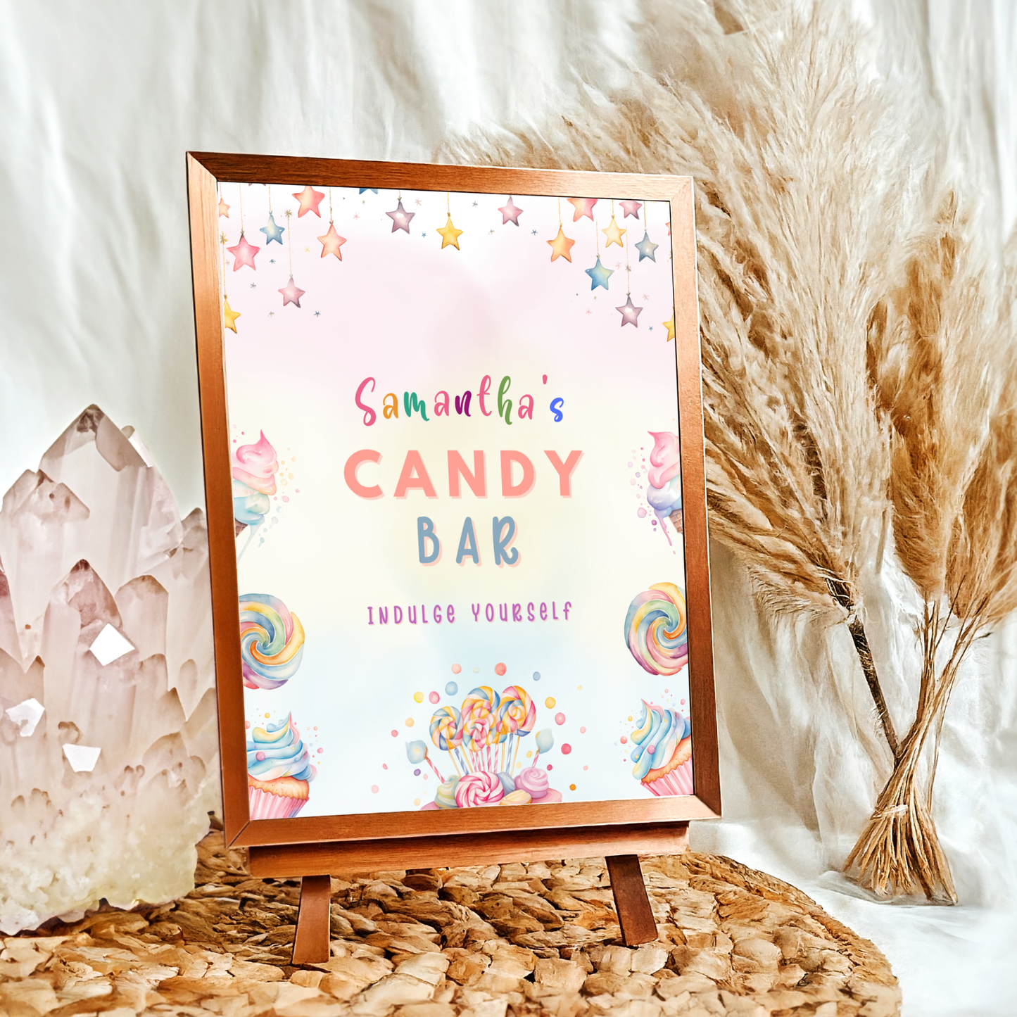 Sweet Birthday Table Sign Templates