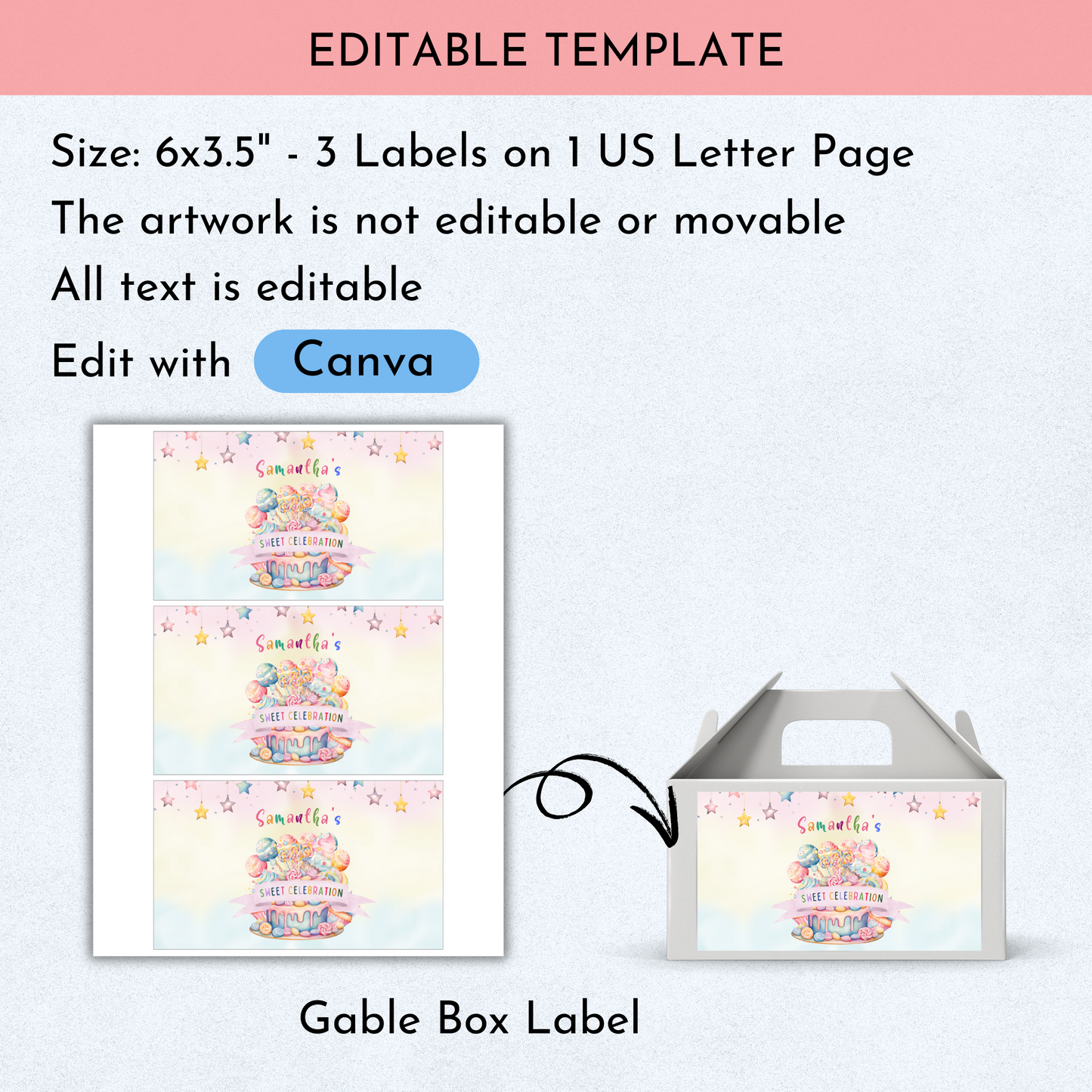 Sweets Birthday Favor Bundle