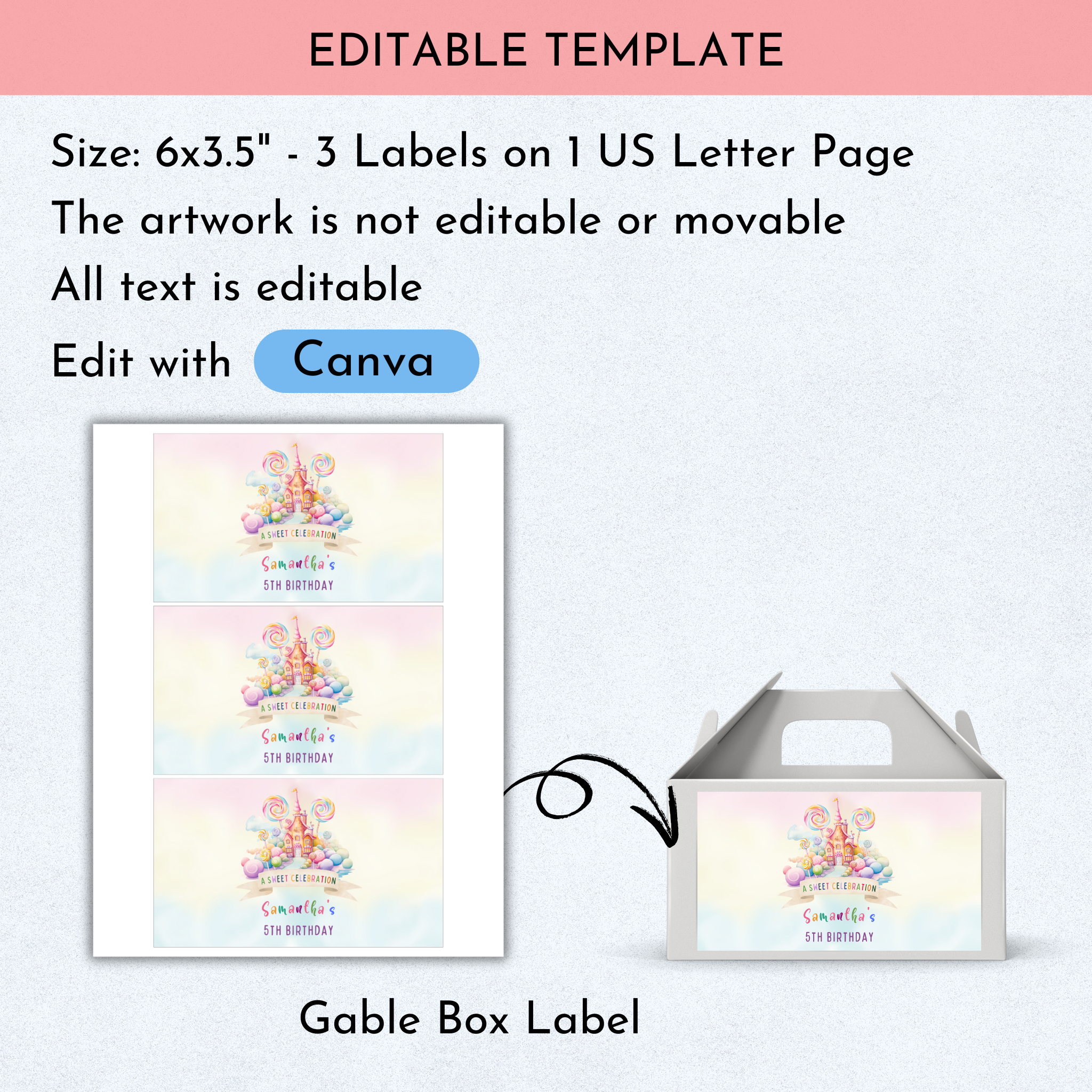 Sweet Celebration Birthday Favor Bundle